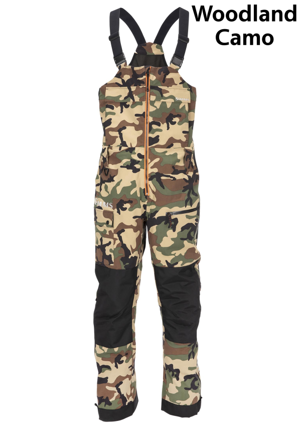 Simms CX Fishing Bibs Woodland Camo Simms CX Fishing Bibs Woodland Camo